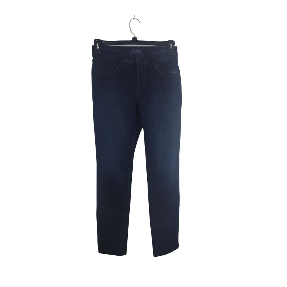 NYDJ Womens Size 4 Skinny Leg Dark Wash Mid Rise Legging Denim Bottoms